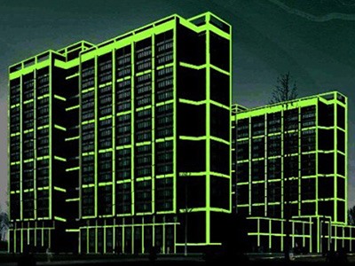 酒店自發光涂料施工